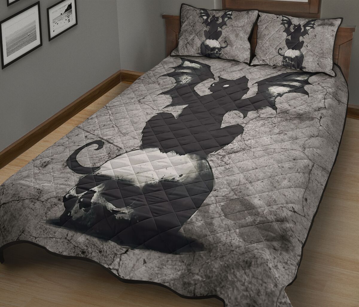 Cool Things Cat Quilt Set 0622