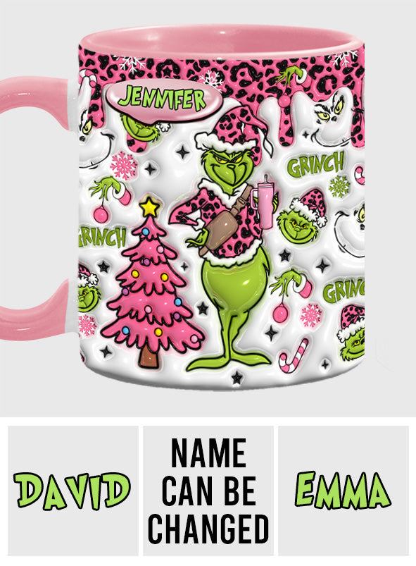 Merry Christmas - Personalized Stole Christmas Accent Mug