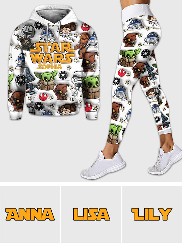 The Galaxy - Personalized The Force Hoodie and Leggings