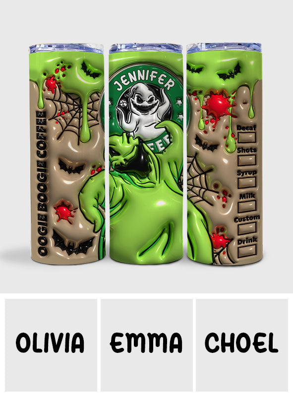 Nightmare - Personalized Nightmare Skinny Tumbler