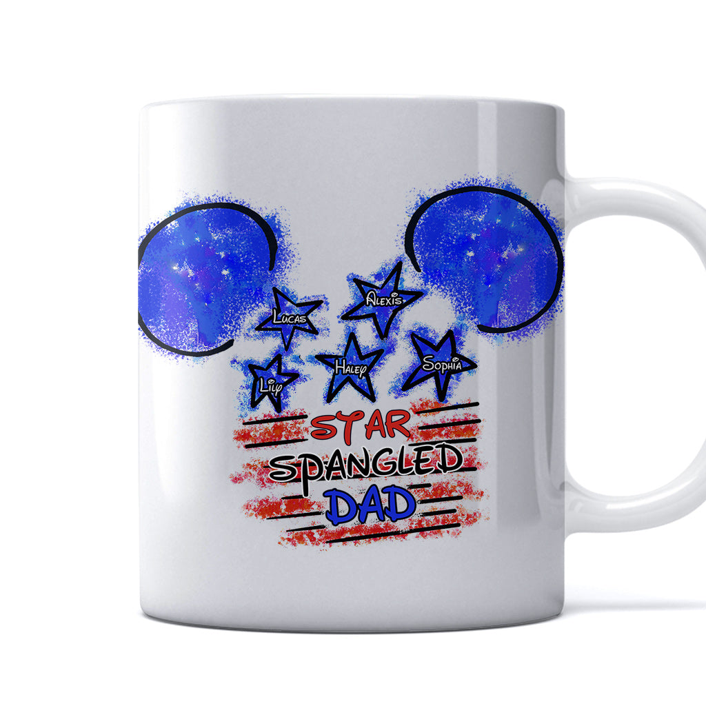 Star Spangled Dad - Personalized Independence Day Mug