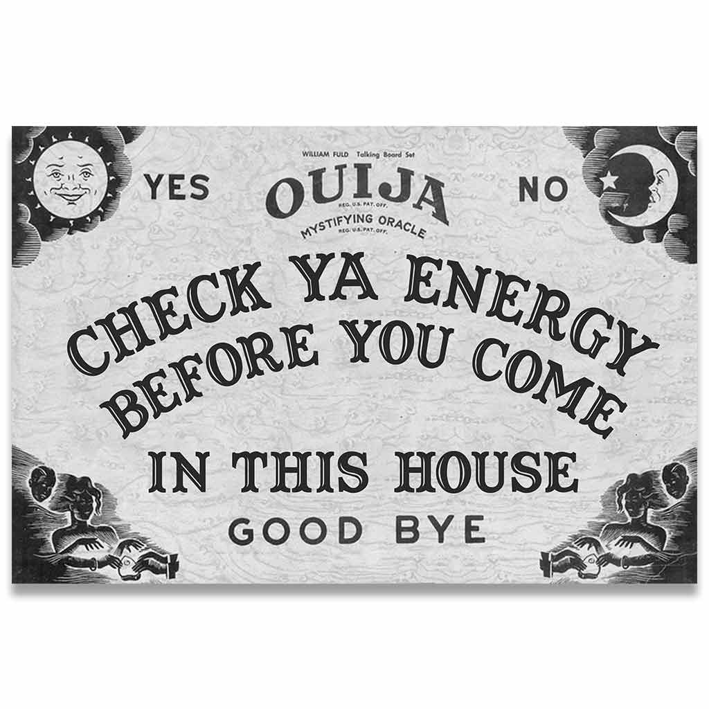 Check Your Energy - Witch Doormat