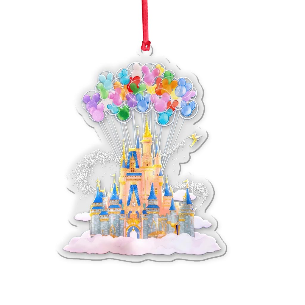 Magic Castle - Christmas Mouse Transparent Ornament