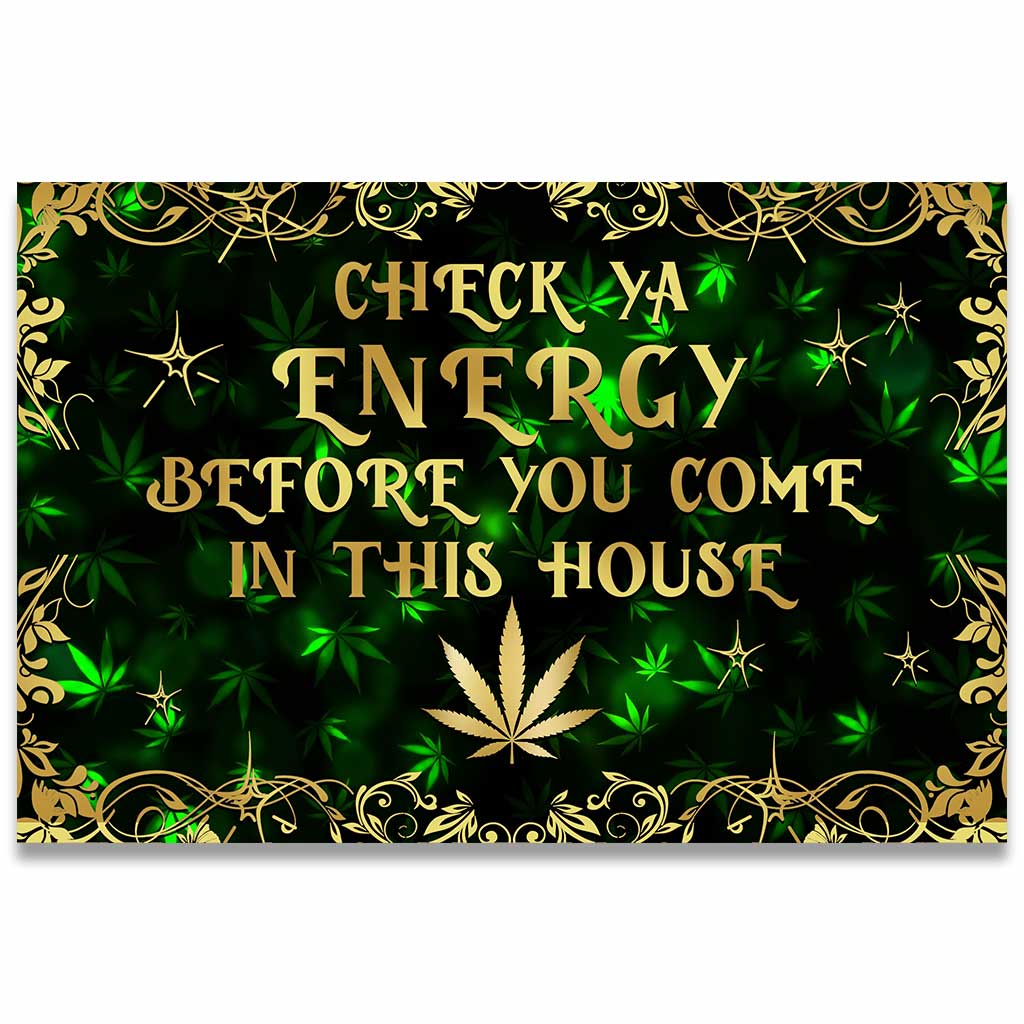 Check Ya Energy - Weed Doormat