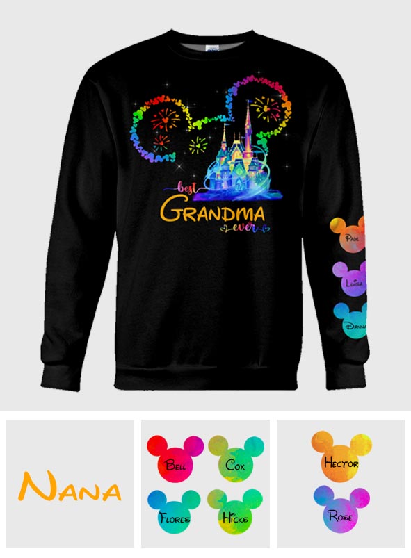 Best Any Title Ever Colorful Mouse Ear - Personalized Mouse All Over Shirt