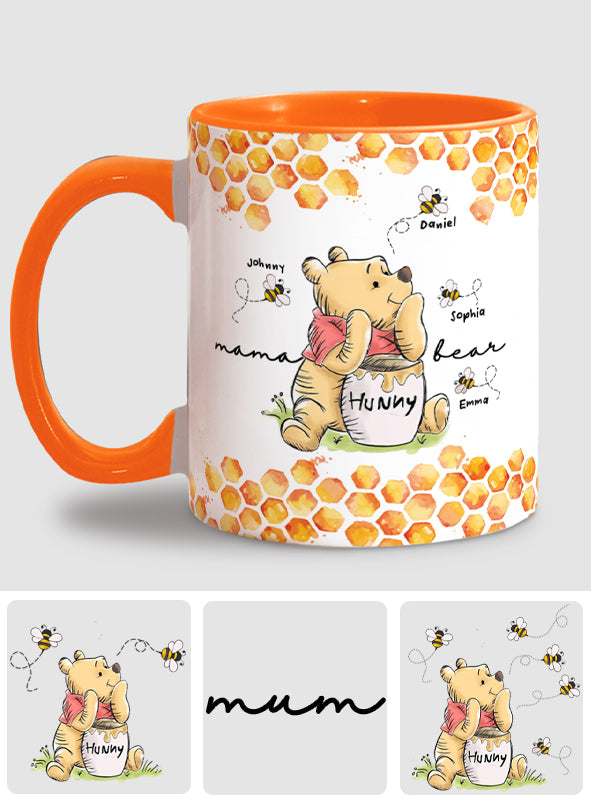 Mama Bear - Personalized Mouse Accent Mug