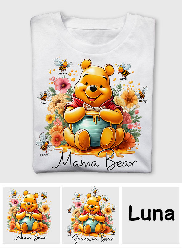 Mama Bear - Personalized Mouse T-shirt And Hoodie