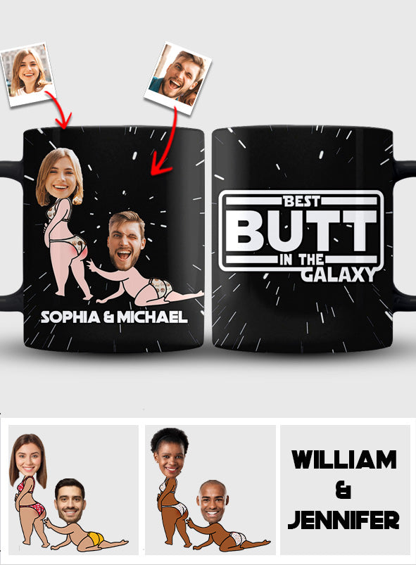 Best Butt In The Galaxy - Personalized The Force Mug