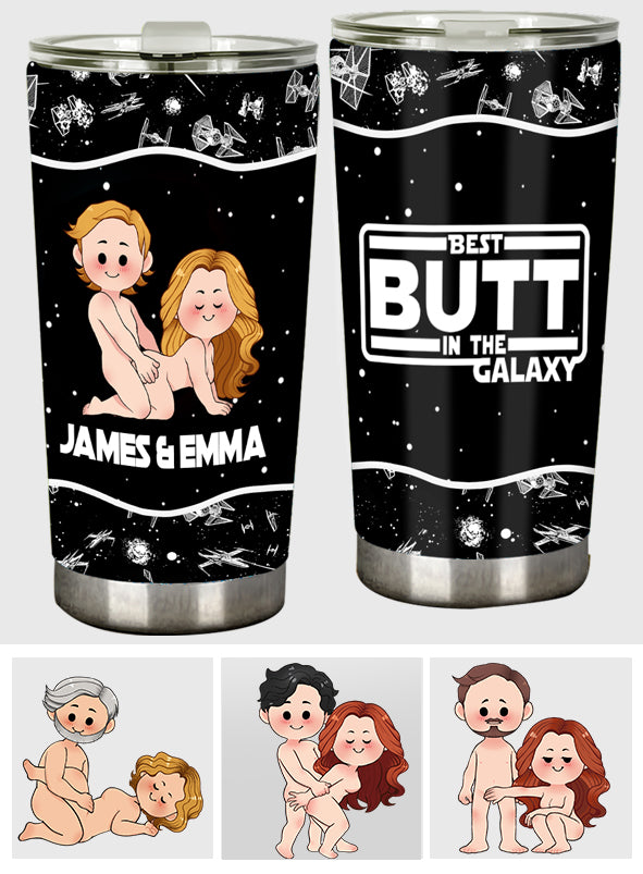 Best Butt In The Galaxy - Personalized The Force Tumbler