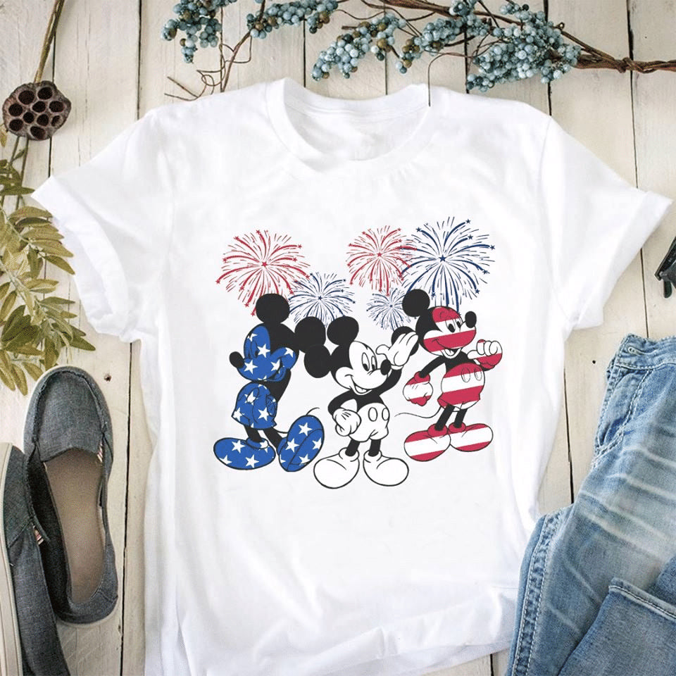 American Flag Mouse T-shirt & Hoodie 0224