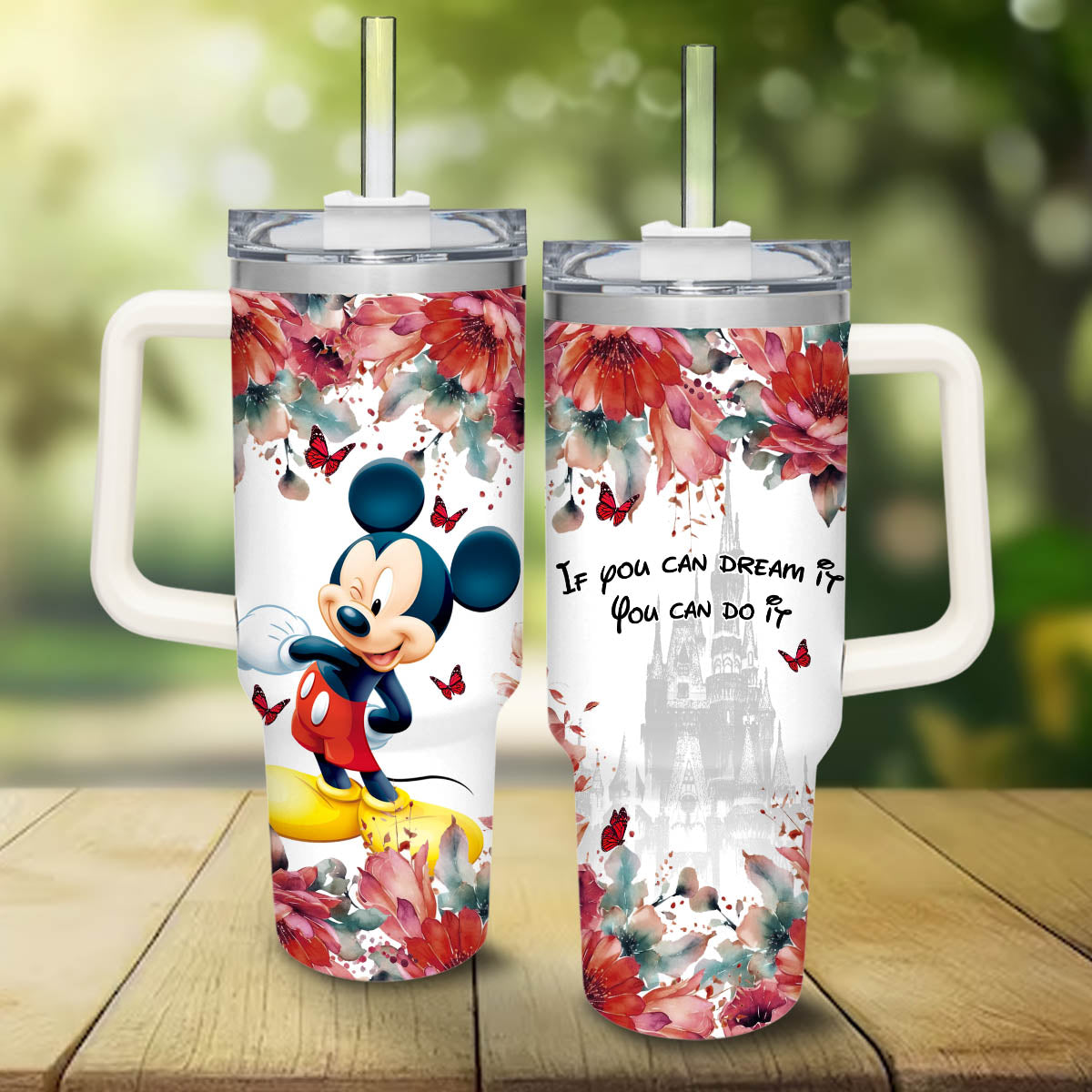 If You Can Dream It Do It Mouse Tumbler With Handle 0224