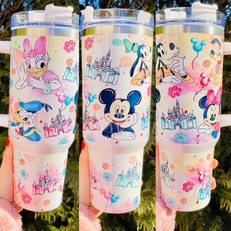 Magic World Mouse Tumbler With Handle 0224