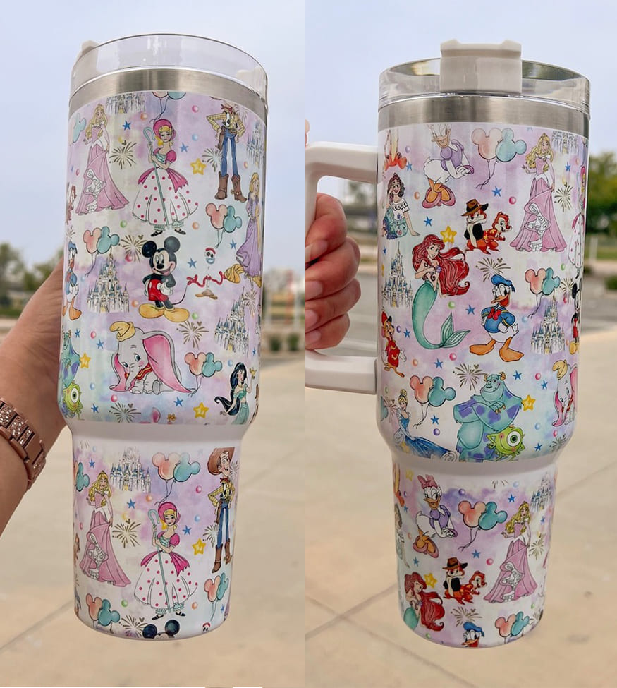 Magic World Mouse Tumbler With Handle 0224