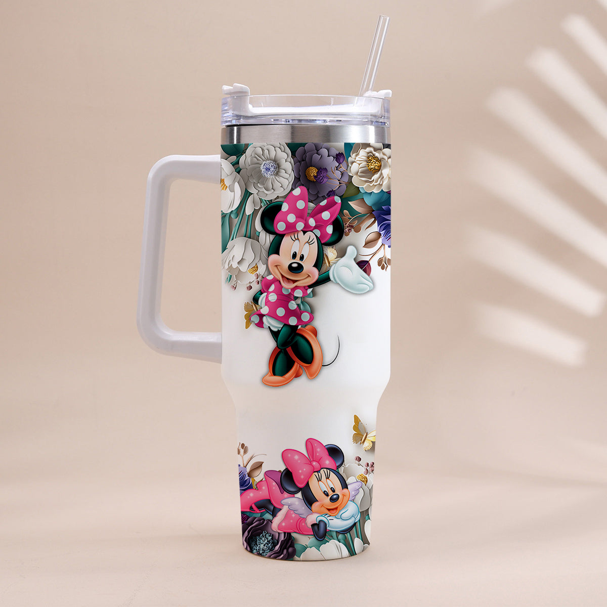 Love Mouse Personalized Mouse Tumbler With Handle 0224