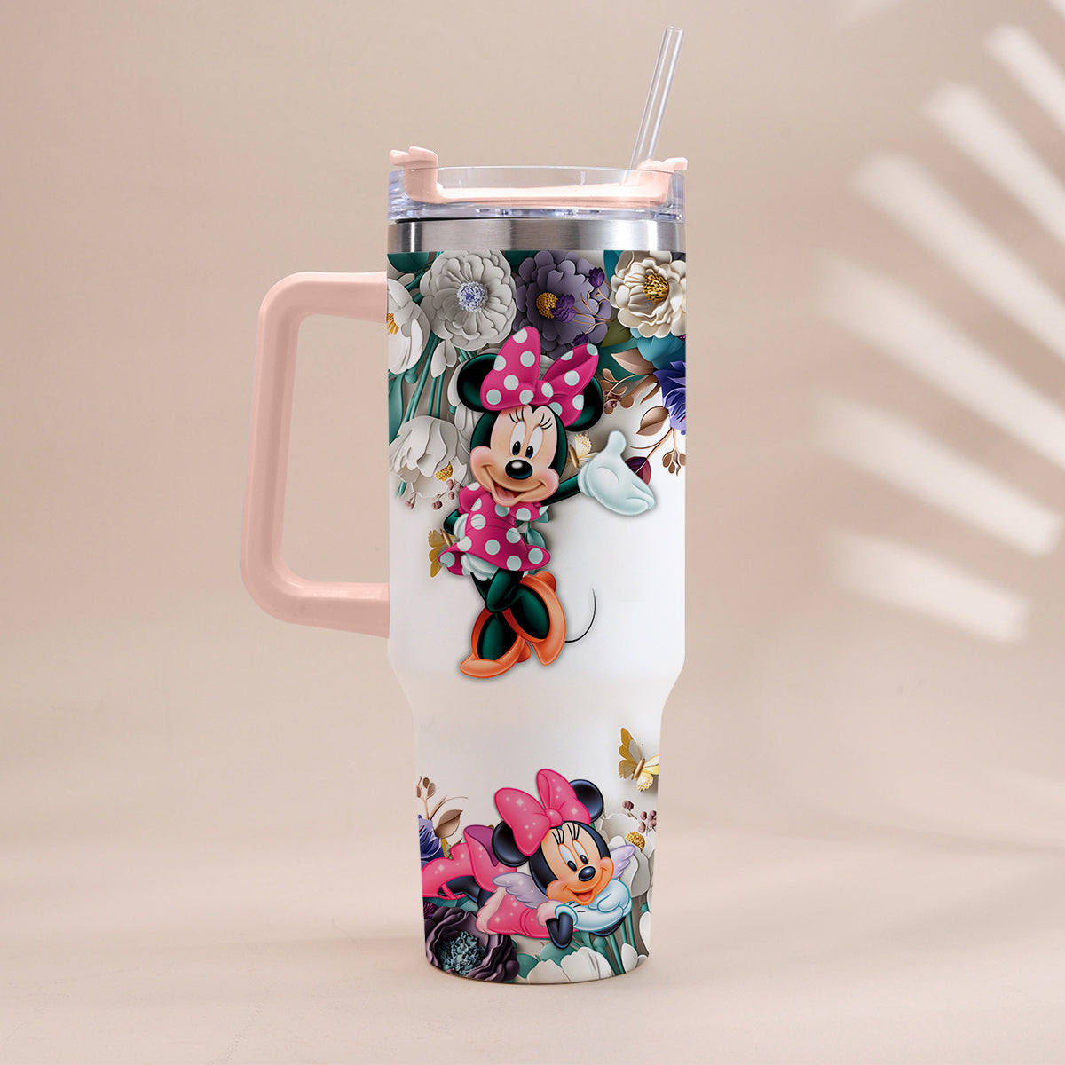 Love Mouse Personalized Mouse Tumbler With Handle 0224