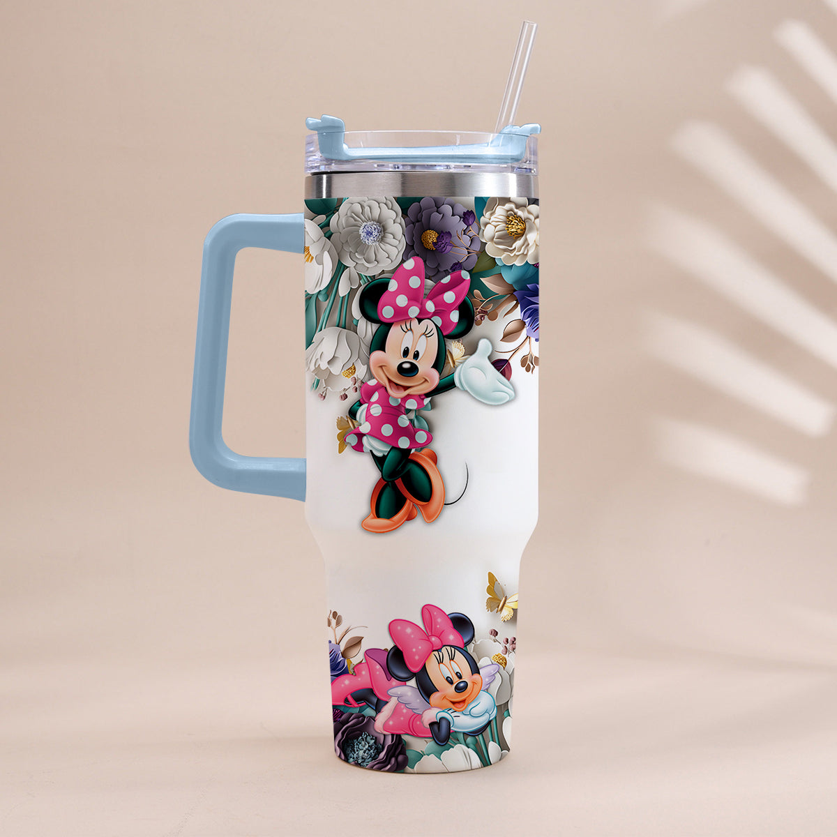 Love Mouse Personalized Mouse Tumbler With Handle 0224