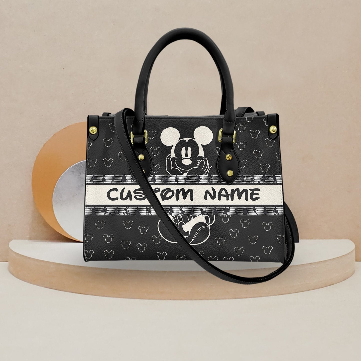 Love Mouse - Personalized Mouse Leather Handbag 0523