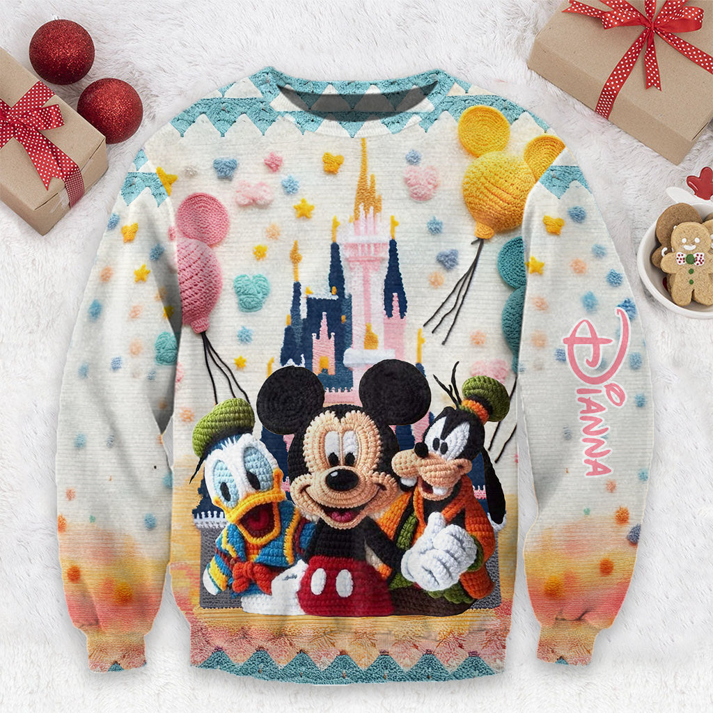Magical Mouse Ears - Personalized Mouse Ugly Sweater