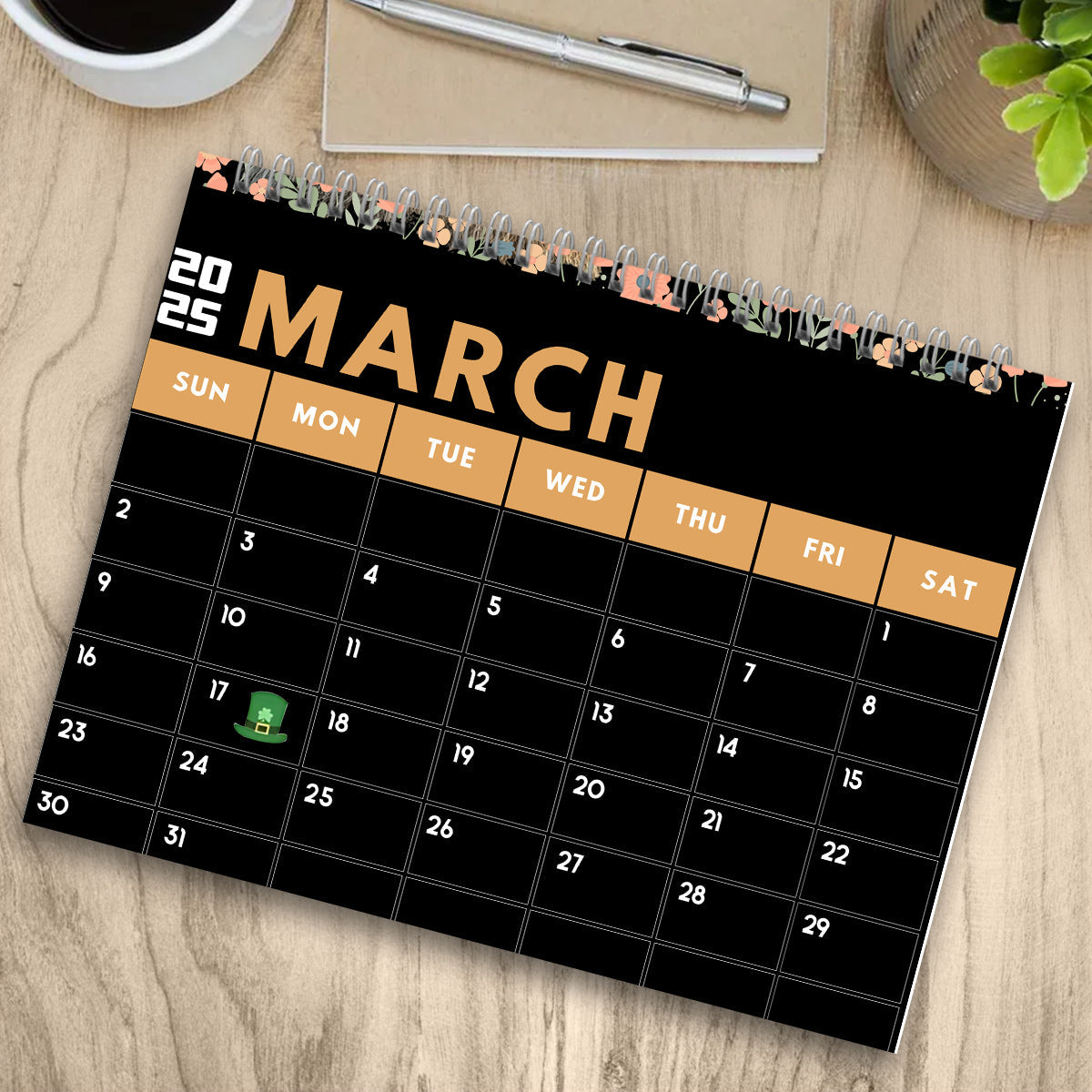 Funny Swear Word Affirmations - Personalized Colleague Wall Calendar & Desk Calendar