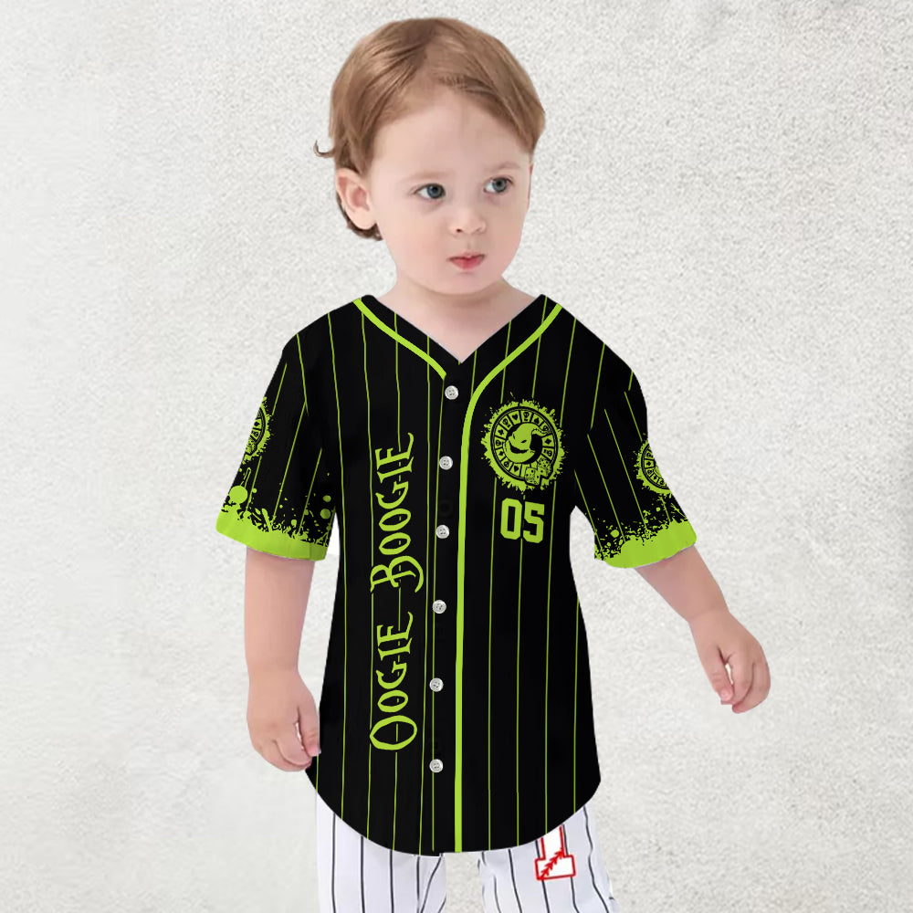 Green Ghost - Personalized Nightmare Baseball Jersey
