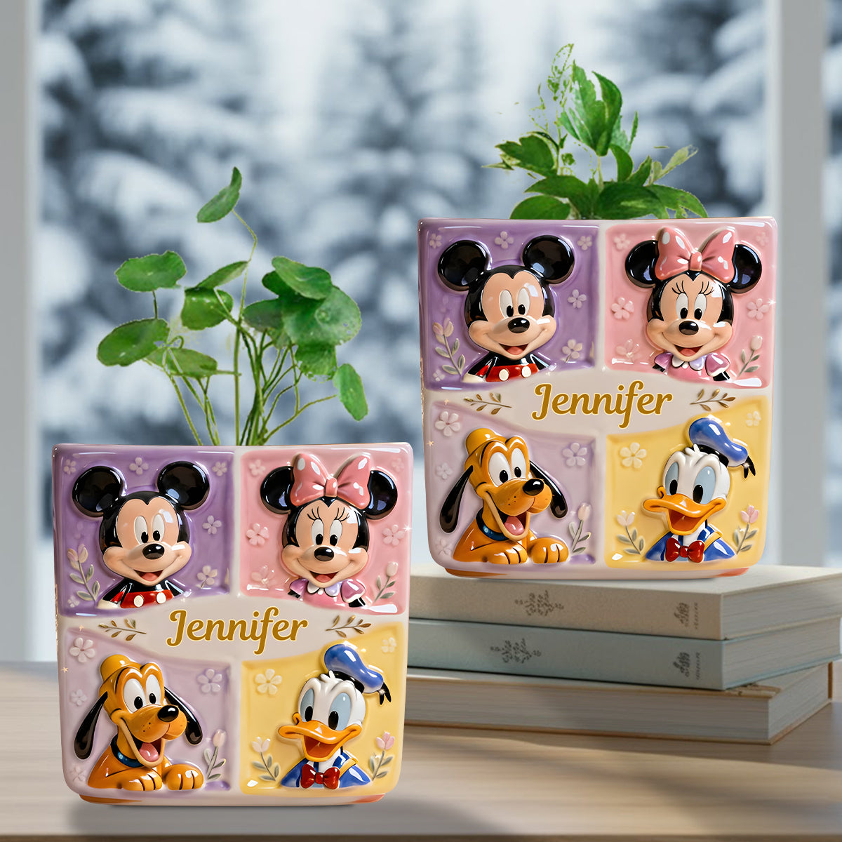 Magical Vase - Personalized Mouse Custom Shape Acrylic Flower Vase