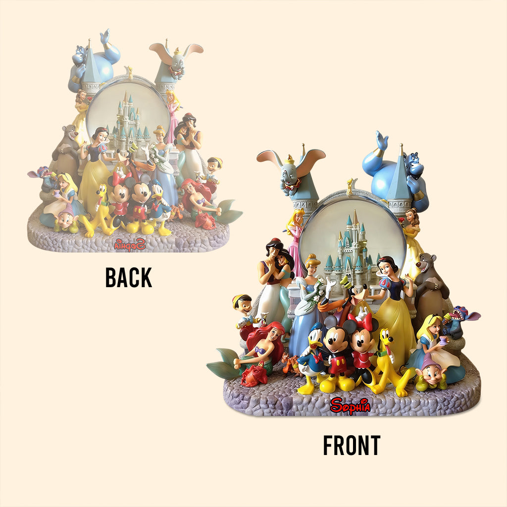 Magical Castle - Personalized Dream Trip Custom Shaped Acrylic Plaque