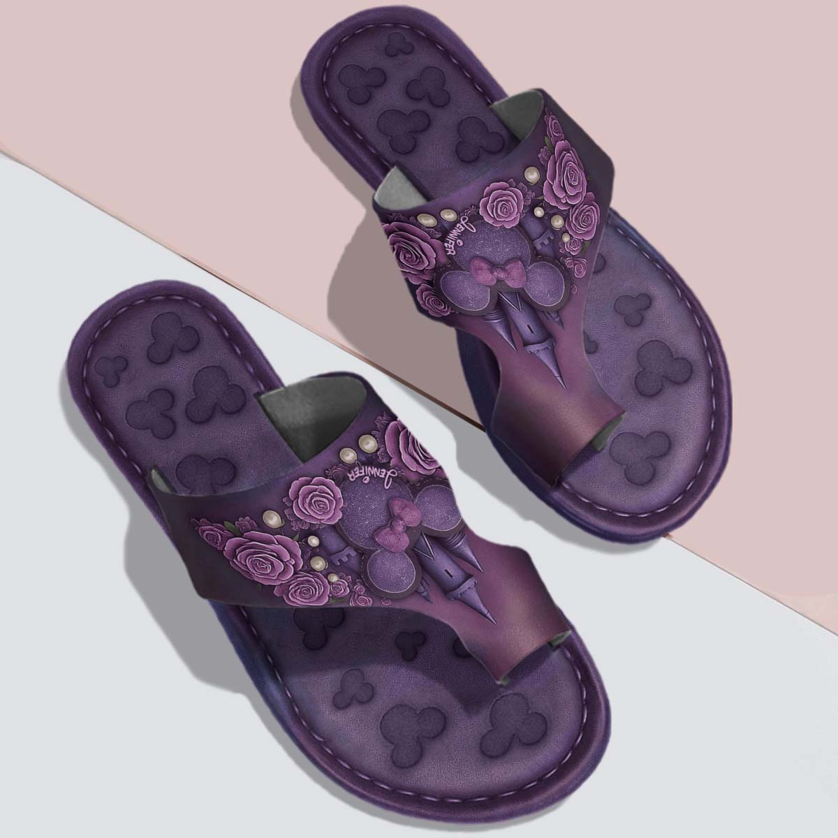 Magical World - Personalized Mouse Open Toe Sandals