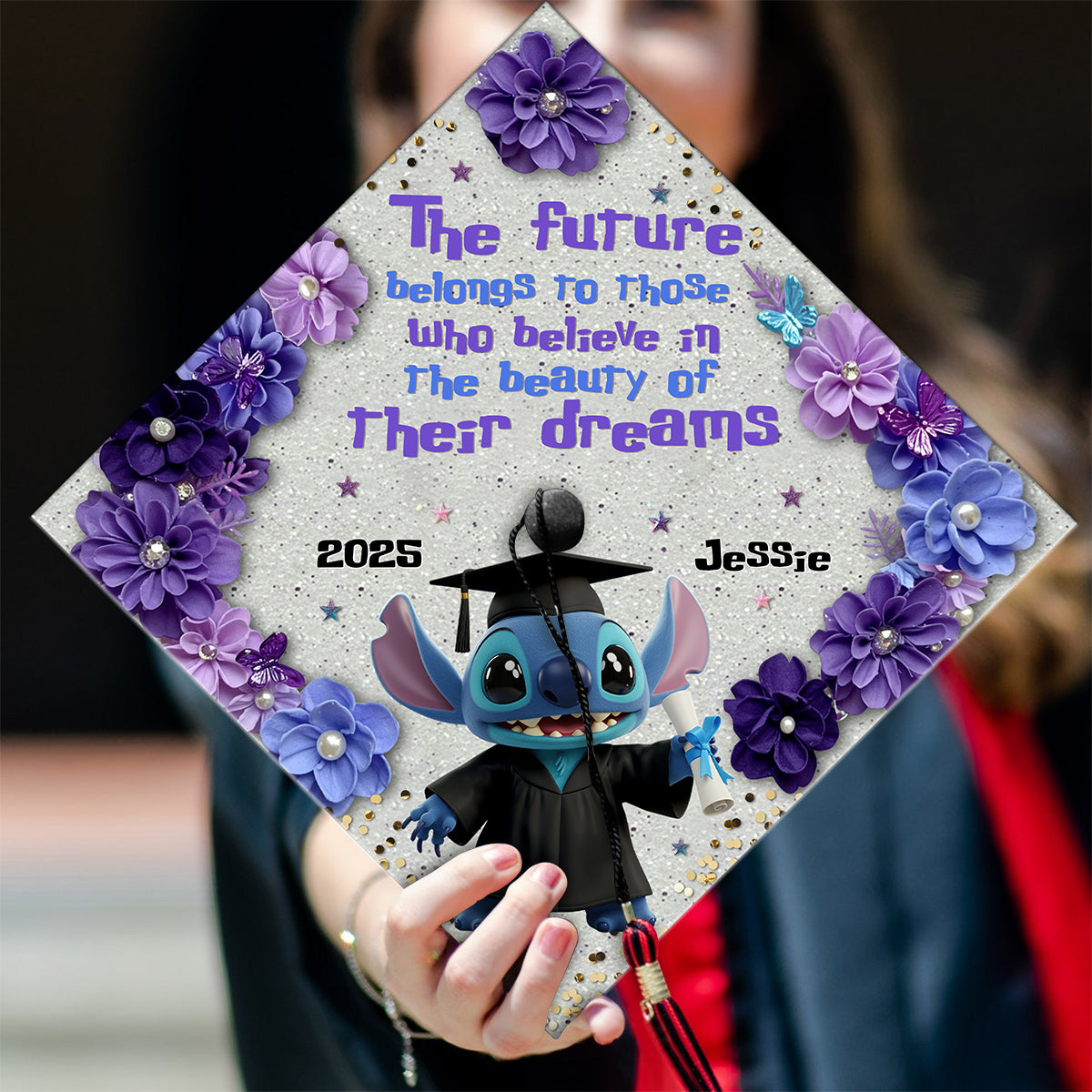 Happy Graduation 2025 - Personalized Ohana Cap Topper