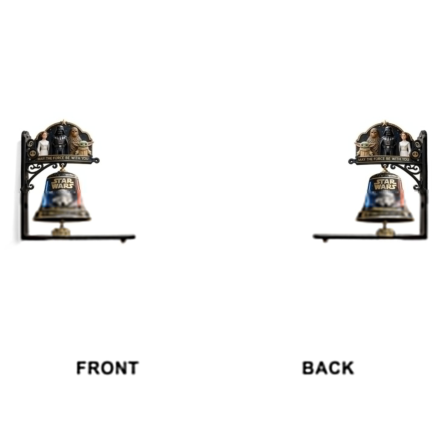 50th Anniversary - Personalized The Force Wooden Wall Mount Sign