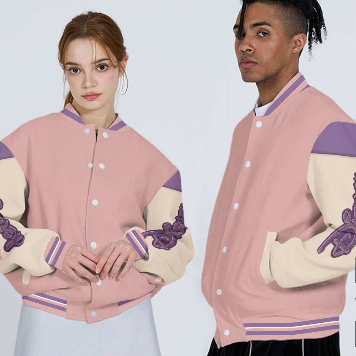 Magical Castle - Personalized Mouse Varsity Jacket