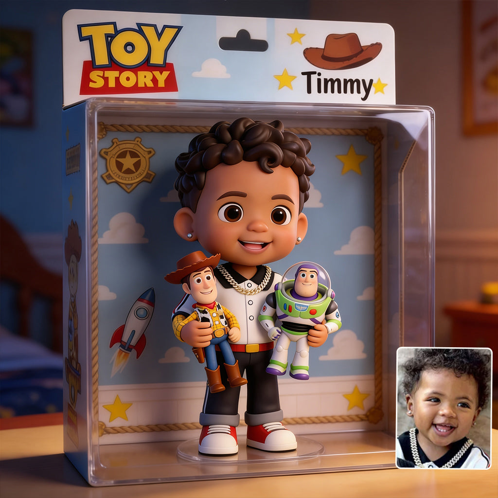 The Story Of Toys - Personalized Movie For Kids Acrylic Display Box