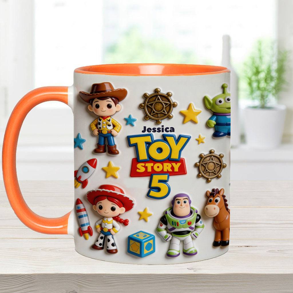 The Story Of Us - Personalized Movie For Kids Accent Mug