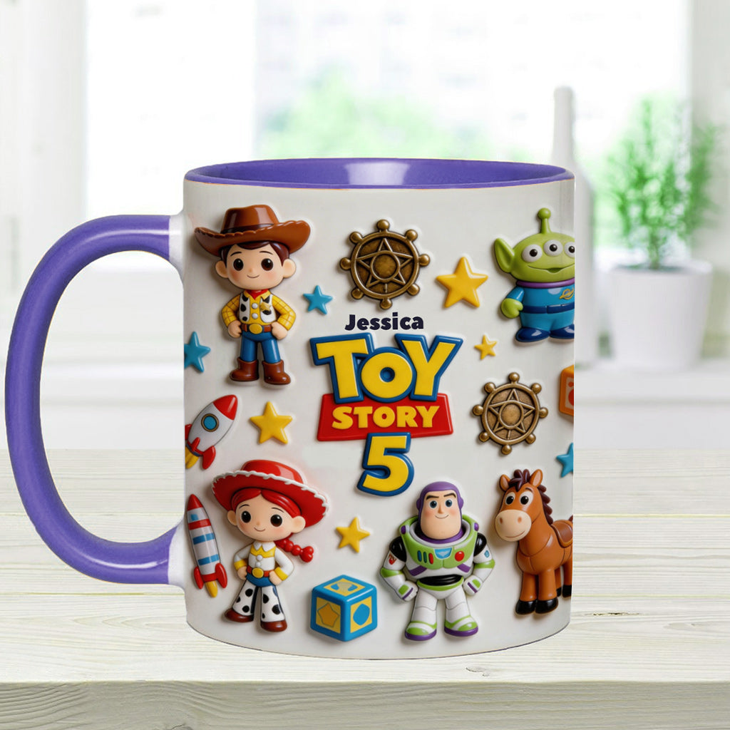 The Story Of Us - Personalized Movie For Kids Accent Mug