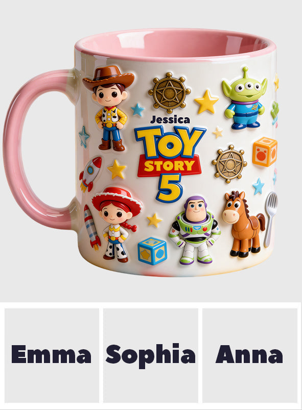 The Story Of Us - Personalized Movie For Kids Accent Mug