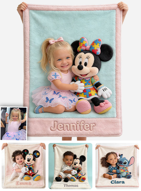 Special Friends - Personalized Autism Awareness Blanket