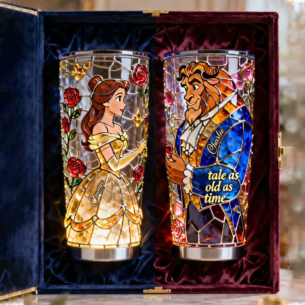 Tale as Old as Time - Personalized Beauty And The Beast Tumbler