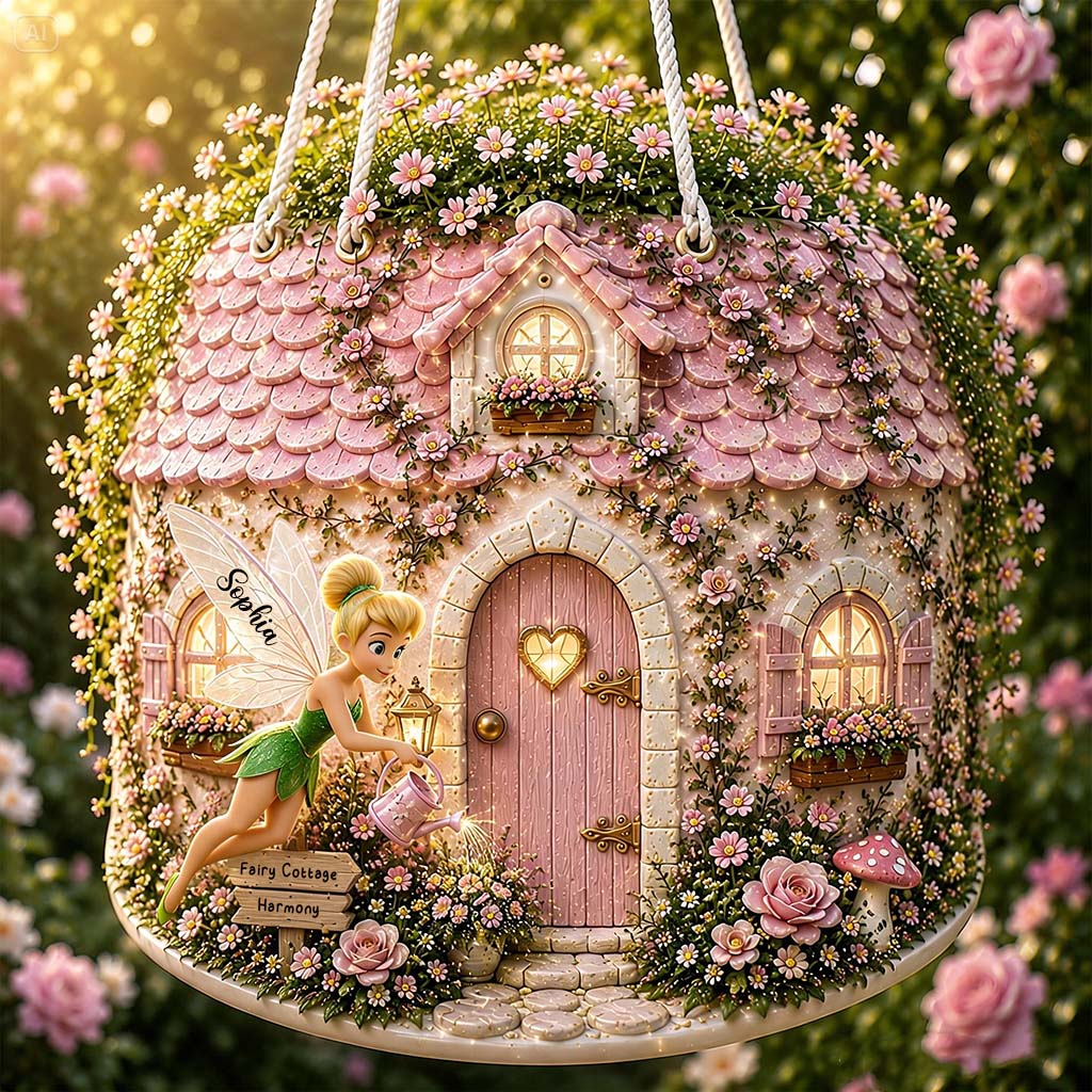Fairy Garden - Personalized Flying Fairy Hanging Pot