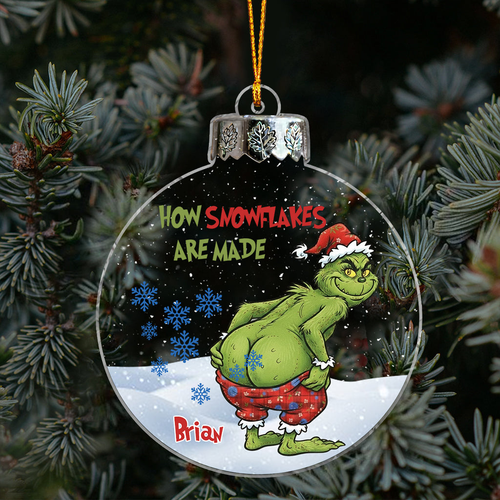 Classic Xmas Movie Grinch Monster - Personalized Stole Christmas Ornament