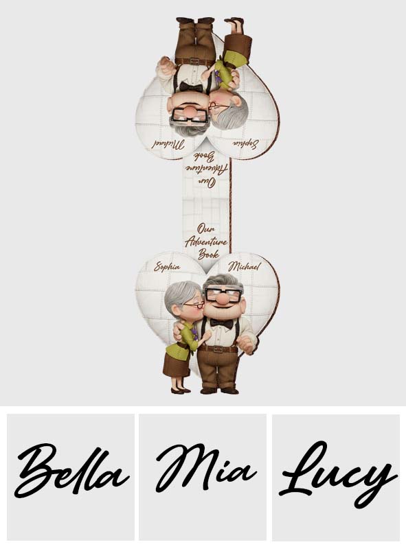 Our Greatest Adventure - Personalized Mouse Shaped Magnetic Bookmark