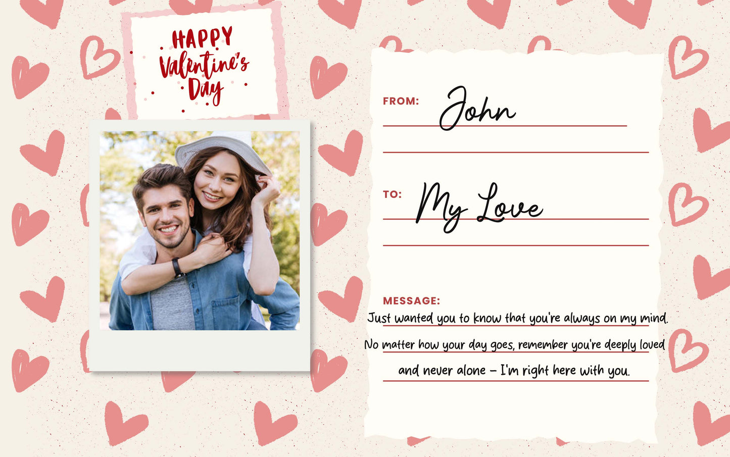 Couple Gift Card - Personalized Digital Gift Card