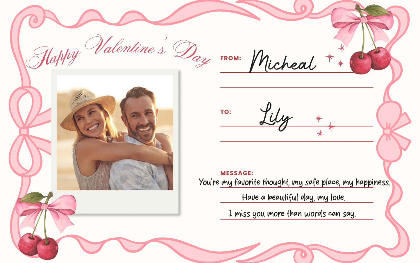 Couple Gift Card - Personalized Digital Gift Card