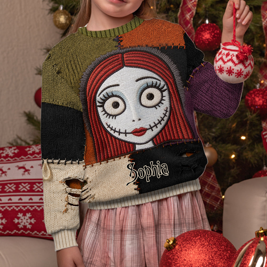 Skeleton - Personalized Nightmare Ugly Sweater