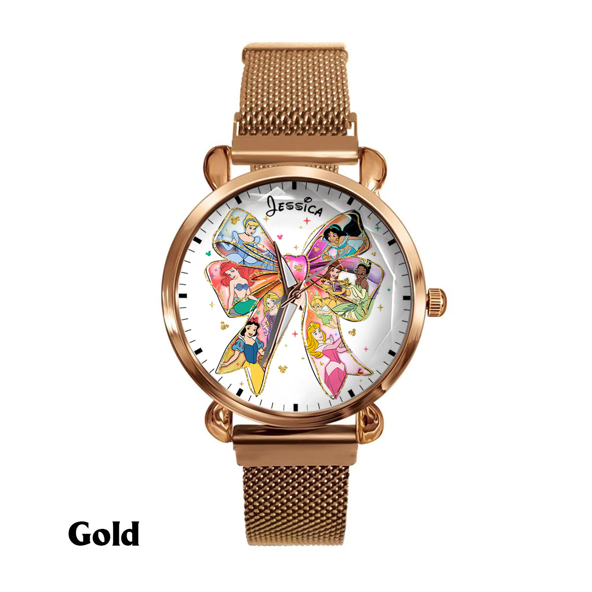 Magical Princesses - Personalized Mouse Women Hand Watch