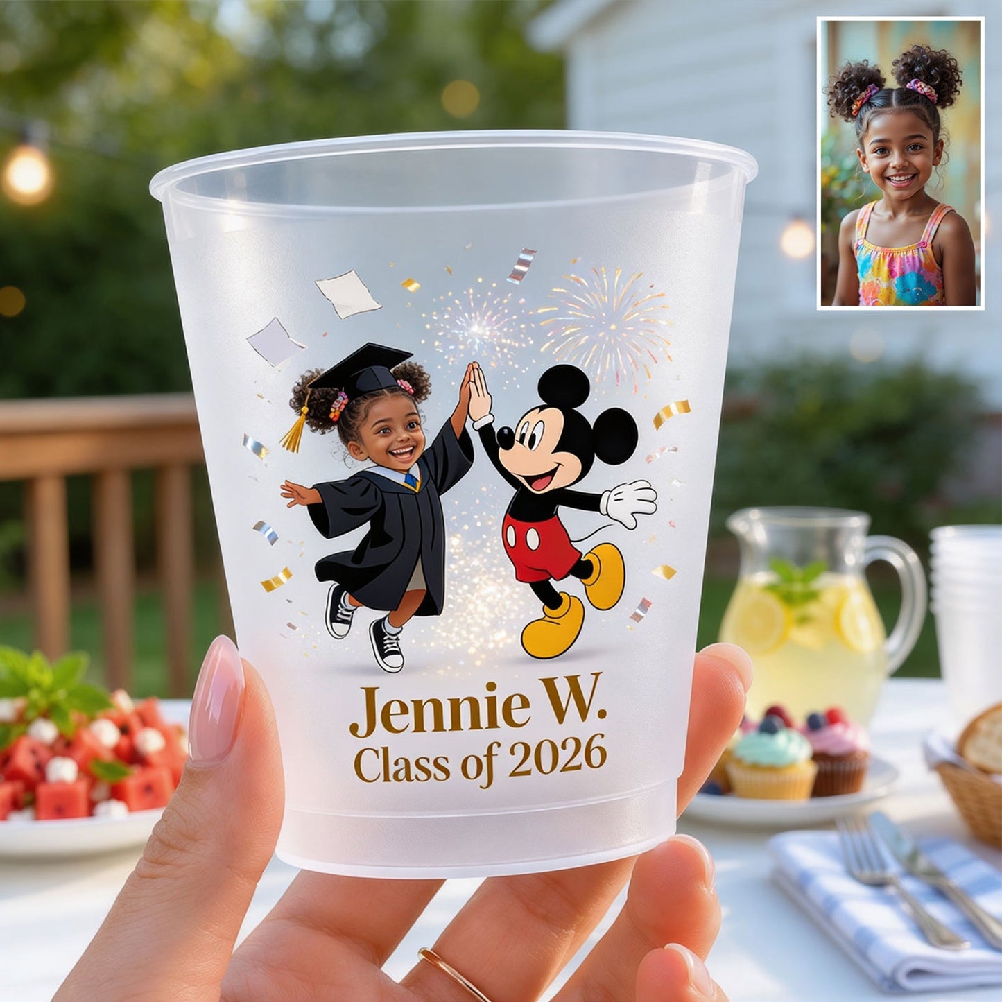 Cheers to the Next Chapter - Personalized Graduation Frosted Cup