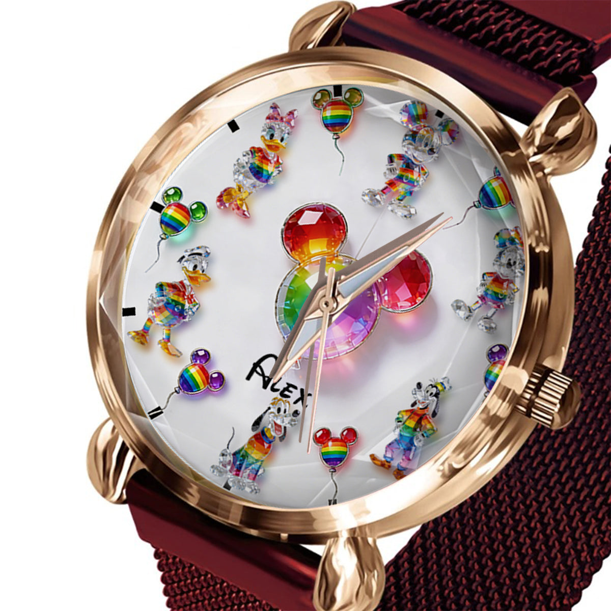 Love Is Love Pride - Personalized LGBT Support Women Hand Watch