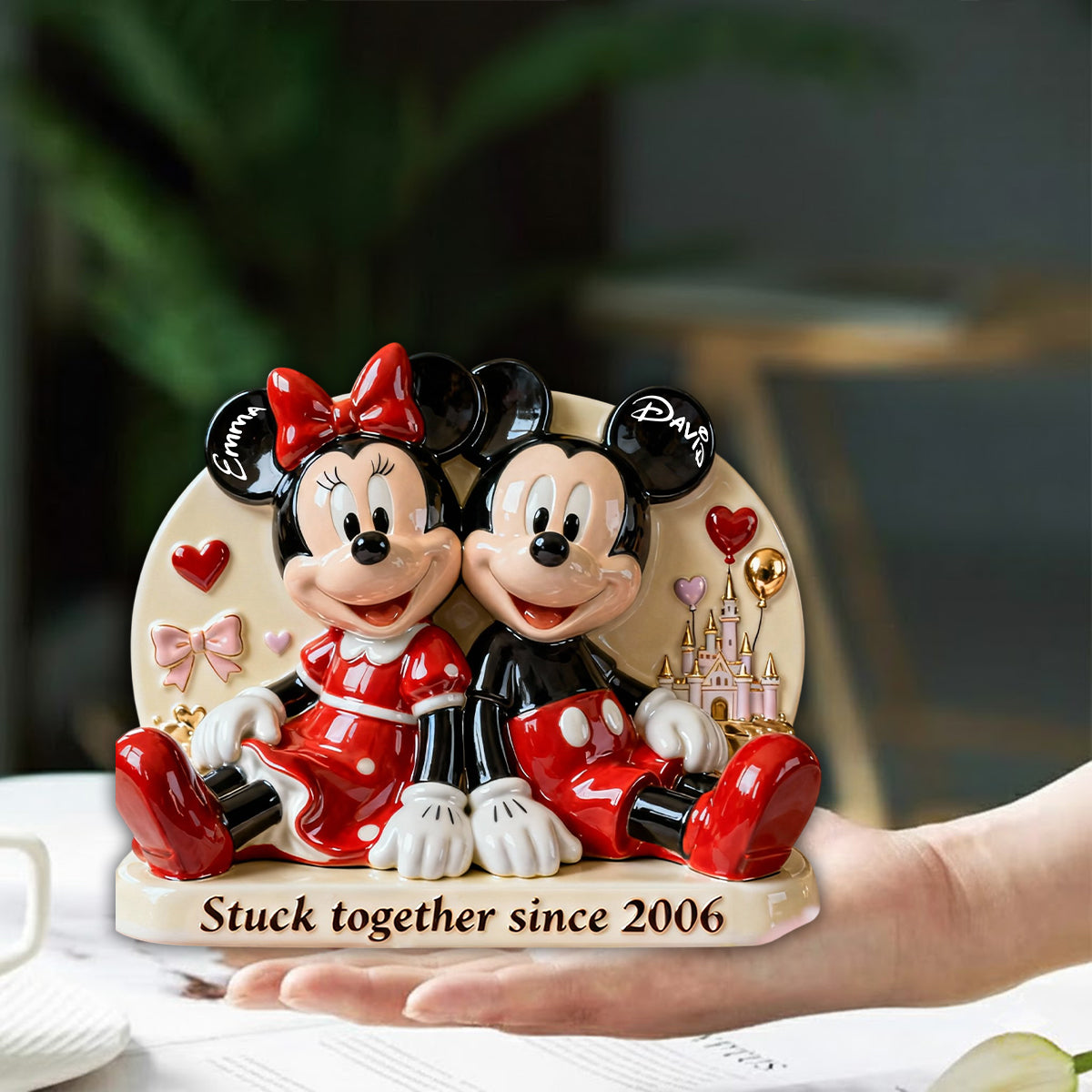 Stick Together - Personalized Mouse Custom Shape Acrylic Flower Vase