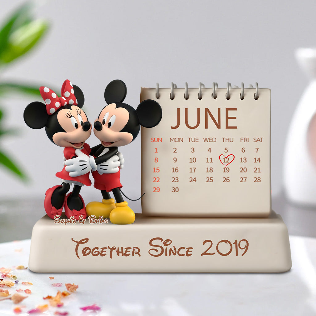Together Since - Personalized Mouse Custom Shaped Acrylic Plaque