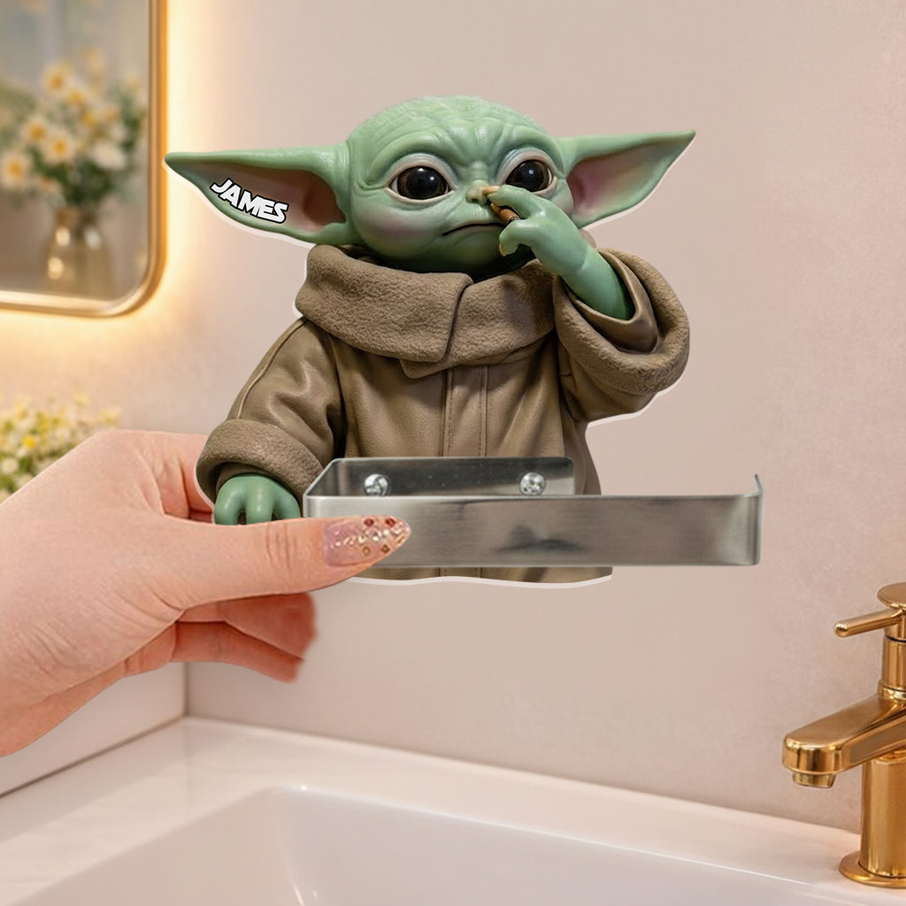 The Force Funny Gift - Personalized The Force Toilet Paper Holder