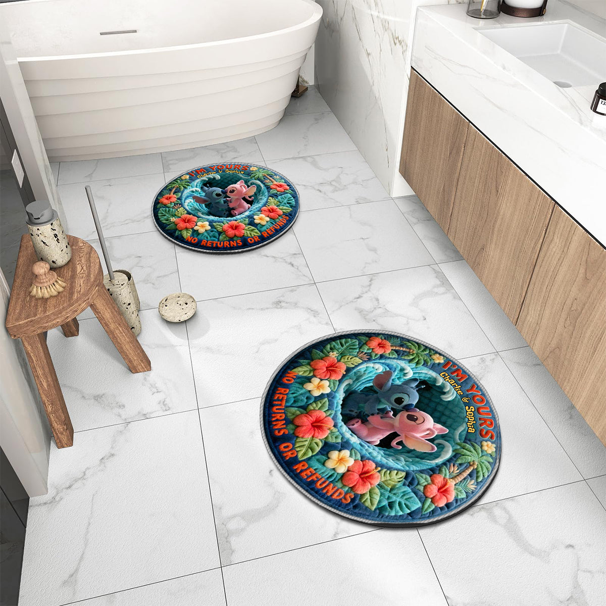 I'm Yours - Personalized Ohana Non-Slip Tufted Rug