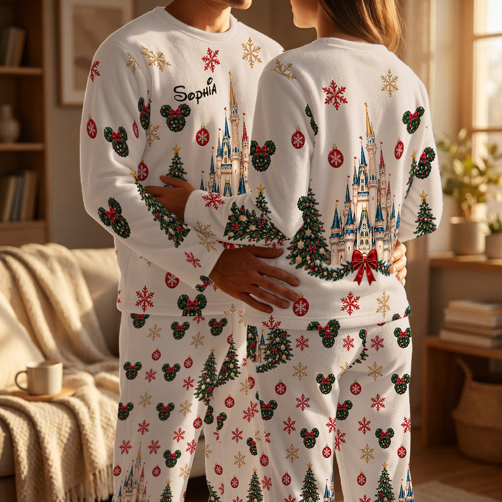 Merry Christmas - Personalized Dream Trip Fleece Lounge Set
